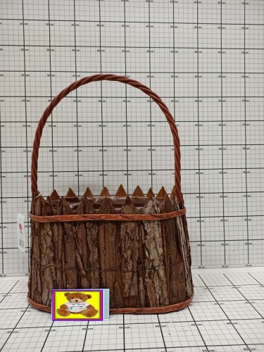 FLOR. KOSZYK Z KORY SOSNOWEJ/36         5901583735578