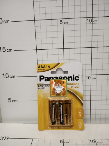 TAL.BATERIA LR03 PANASONIC OP-4/48      ALKAL.CENA ZA 1 SZT!!! 5410853039334