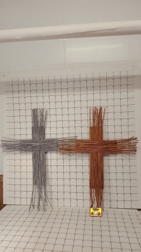 ART DEKORACYJNY KRZYŻ WIKLINA
