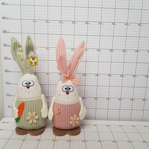 ZAJĄC WIELKANOCNY MATERIAŁOWY BAR-22109 5904888030690