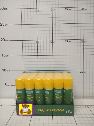 SZK.KLEJ W SZTYFCIE ZIELONY 15 G OP-24, CENA ZA 1 SZT!!! 5907776073540,21761