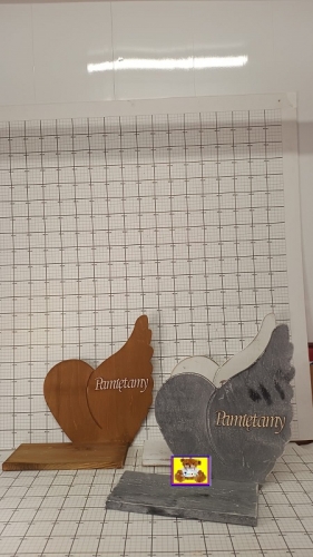 ART DEKORACYJNY SKRZYDŁO SERCE NISKIE