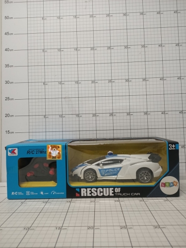 SAMOCHÓD R/C POLICYJNY 2w1 AUTO ROBOT   5905991025382