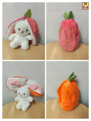 CON.MASKOTKA KRÓLIK OWOC 35 CM