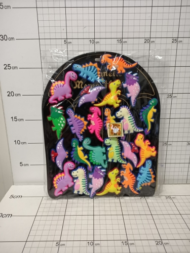 MAGNESY GUMOWE DINOZAURY 24SZT,         CENA ZA KPL!!! 5901353119409