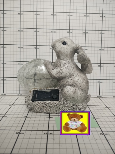 FLOR. FIGURKA KRÓLIK SOLARNY 19X17      6972151314357