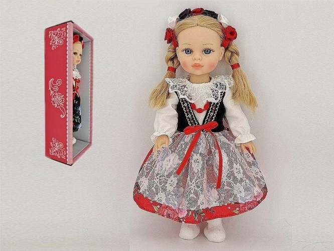 LALKA W STROJU LUDOWYM Z POLSKIM        DŹWIĘKIEM BOX 5901271587816