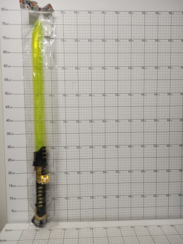 MIECZ SAMURAJSKI ŻÓŁTY ŚW./DŹW.         5905884452615