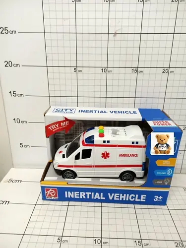 AUTO KARETKA 14CM ŚWIATŁO,DŹWIĘK        5902447045789