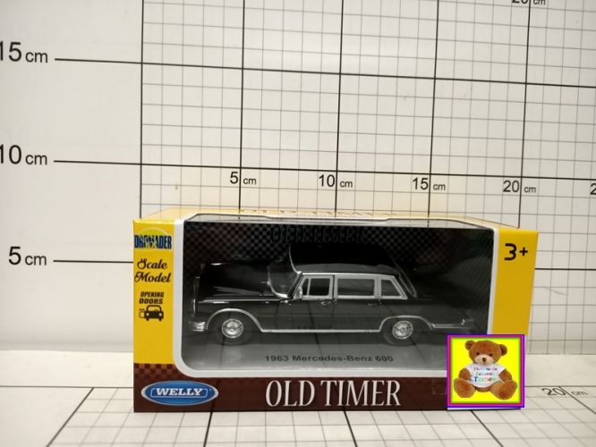 WELLY MODELE 1:34-1:35 MERCEDES-BENZ 600OLD-TIMER 5900360008805,5900360008843,  5900360004500 43834