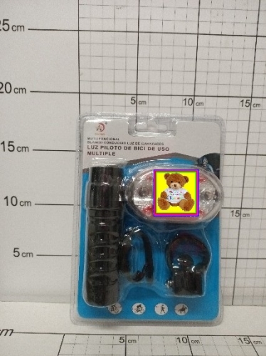 LAMPKA ROWEROWA PRZÓD+TYŁ LED NA        BLISTRZE 5905567748554