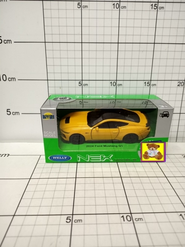 WELLY-MODELE FORD MUSTANG GT 2024  1.34 5900360008805,5900360008768 43836