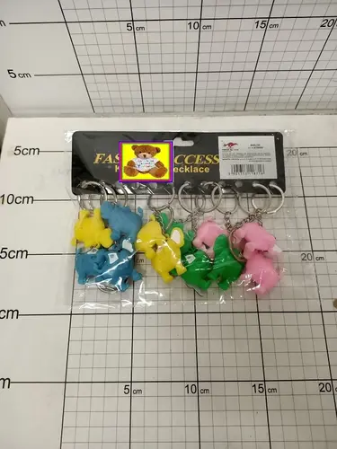 BRELOK SŁOŃ GUMOWY 12SZT 5901353118716