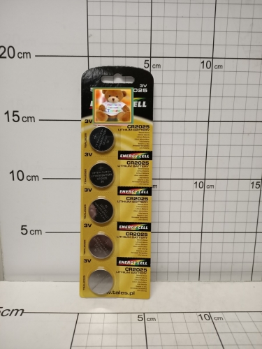 TAL.BATERIE LITOWE CR-2025/5 ENERGY CELLOP-5,CENA ZA 1 SZT!!! 5901721535817