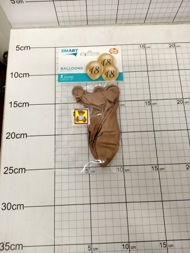 GOD BALONY 18, ZŁOTE,12 CALI/5SZT       5902973171853