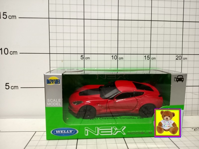 WELLY MODELE 1.34-1.39 CHEVROLET 2017   CORVETTE Z06 5900360008805,5900360008843