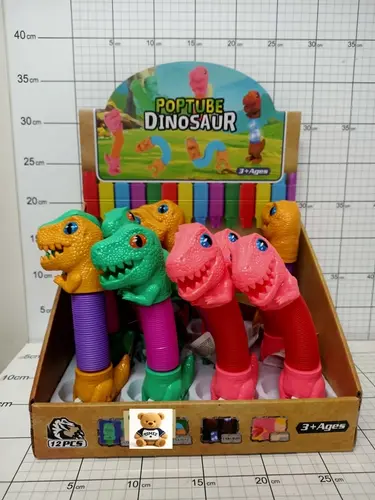 DINOZAUR RURKA POP TUBE ZE ŚWIATŁEM     OP-12,CENA ZA 1 SZT!!! 5901353690854