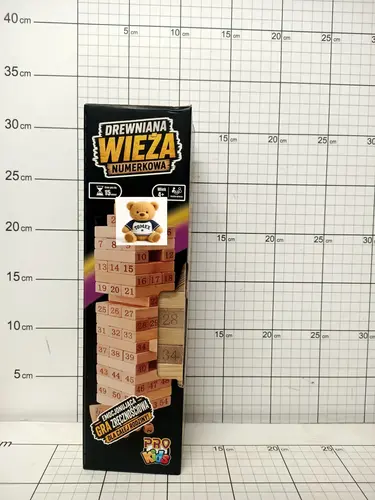 DREWNIANA WIEŻA NUMERKOWA 54EL. PRO KIDS5903943013487