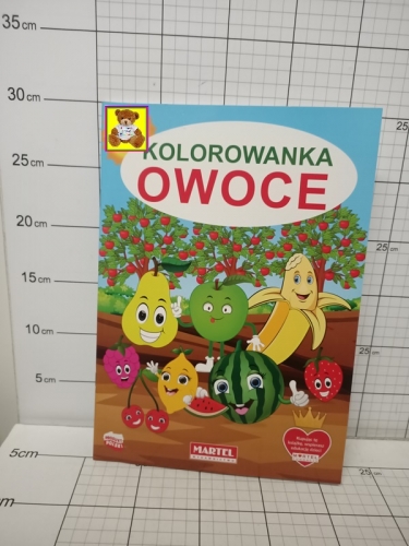 KOLOROWANKA OWOCE 9788365222237         PKWIU490300