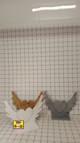 ART DEKORACYJNY SKRZYDŁA SERCE