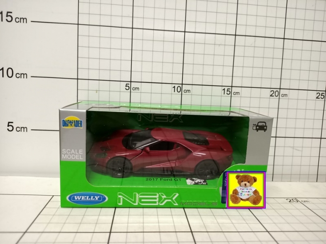 WELLY MODELE 1:34-1:35 2017 FORD GT     5900360008805,5900360008843,            5900360004500 43748