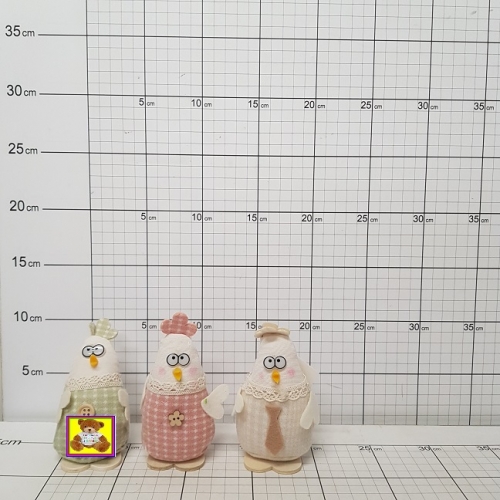 KURA WIELKANOCNA MATERIAŁOWA BAR-22110  5904888030706