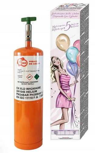 GOD BUTLA Z HELEM (JEDNORAZOWA)         NA 5 BALONÓW ROZM.9 CALI 5906639404125