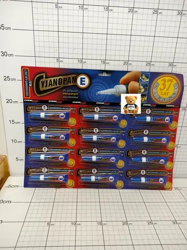 KLEJ CYJANOPAN E POŁ.ELASTYCZNE 12SZT,  CENA ZA KPL!!! 5902320000027