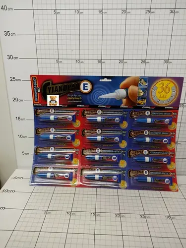 KLEJ CYJANOPAN E POŁ.ELASTYCZNE 12SZT,  CENA ZA KPL!!! 5902320000027