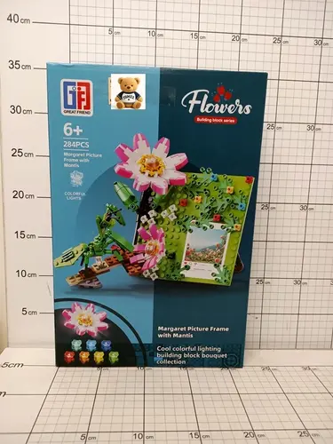 KLOCKI KWIATY RAMKA NA ZDJĘCIE          5901353691820