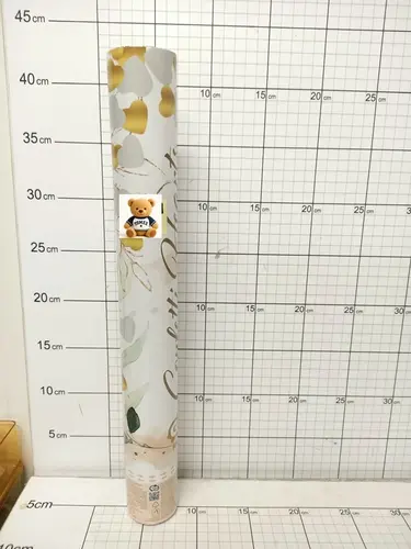 Konfetti pneumatyczne Złote i białe     serduszka (foliowe i papierowe) / 40cm  5902973170528