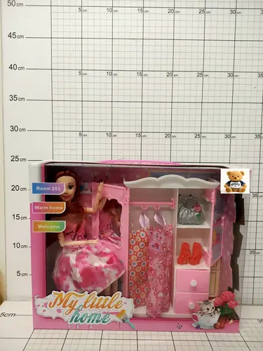 LALKA 29CM Z GARDEROBĄ 5907187905171