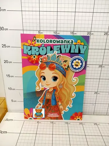 MART.KOLOROWANKA HIP KRÓLEWNY Z NAKLEJK.PKWIU49030000 9788368520668