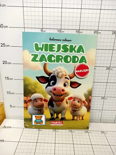 MART.KOLOROWANKA KOLOROWA ZABAWA WIEJSKAZAGRODA Z NAKLEJKAMI PKWIU49030000      9788367900768