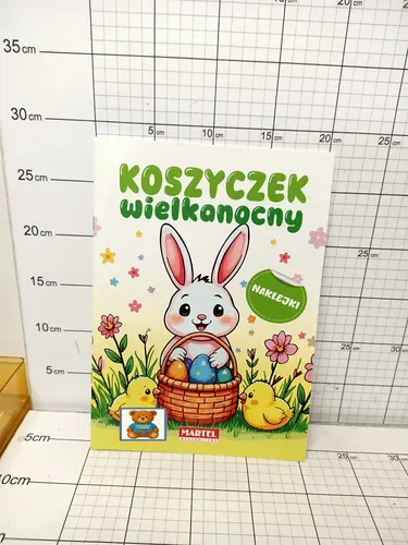 MART.KOLOROWANKA KOSZYCZEK WIELKANOCNY  Z NAKLEJKAMI 9788368520873