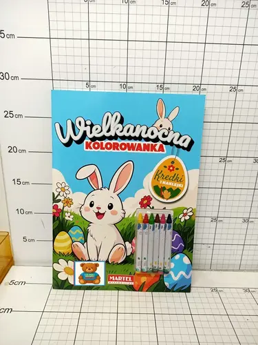 MART.KOLOROWANKA KREDKI ŚWIECOWE        WIELKANOCNA KOLOROWANKA PKWIU49030000   9788368520866