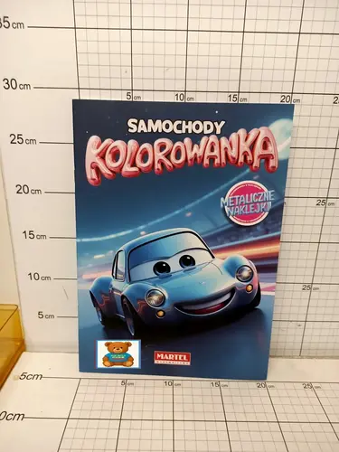 MART.KOLOROWANKA Z NAKLEJKAMI           METALICZNYMI SAMOCHODY PKWIU49030000    9788368520354