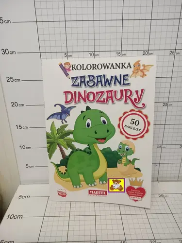 MART.KOLOROWANKA ZABAWNE DINOZAURY      Z NAKLEJKAMI PKWIU.49030000             9788366330603