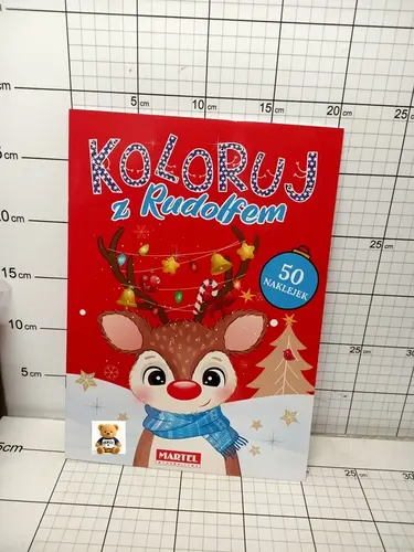 MART.KOLORUJ Z RUDOLFEM Z NAKLEJKAMI    9788366753495 PKWIU49030000