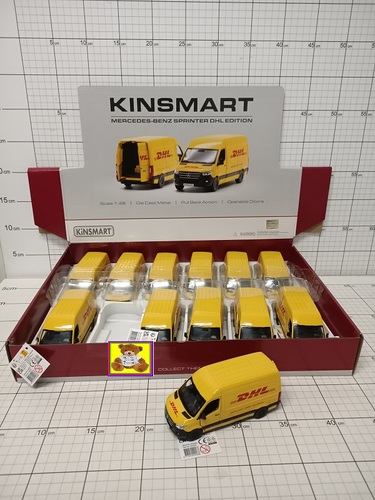 MERCEDES BENZ SPRINTER DHL EDITION 1:48 OP-,CENA ZA 1 SZT!!! 8713219429488