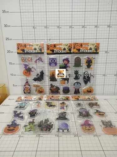 NAKLEJKI ŻELOWE HALLOWEEN MIX           CENA ZA 1 SZT!!! 5901353119072