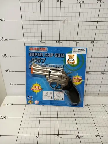 PISTOLET METALOWY NA SPŁONKĘ            5901353524326