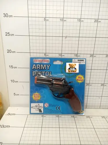 PISTOLET METALOWY NA SPŁONKĘ            5907187906055