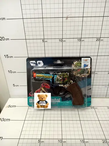 PISTOLET METALOWY NA SPŁONKĘ DINO       5901353120665