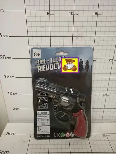 PISTOLET NA KAPISZONY METALOWY 5901353120559