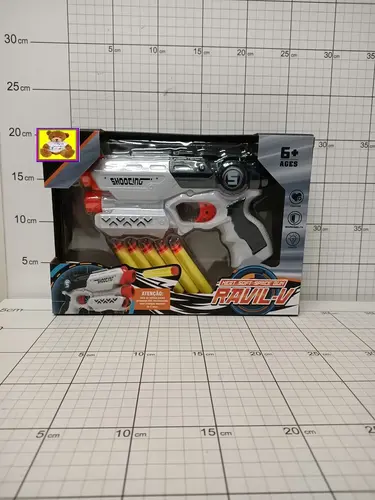 PISTOLET NA MIĘKKIE STRZAŁKI BOX        5902802108586