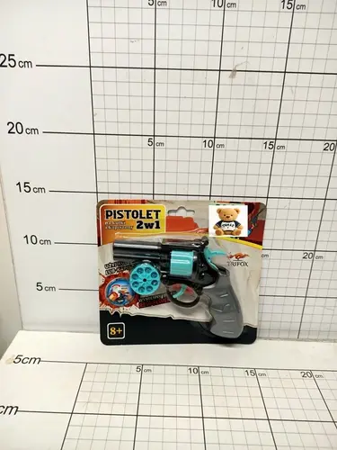 PISTOLET NA SPŁONKĘ I KULKI             5901353081027