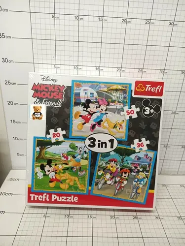 PUZZLE 3W1 MYSZKA MIKI Z PRZYJACIOLMI   TREFL KK5900511348460