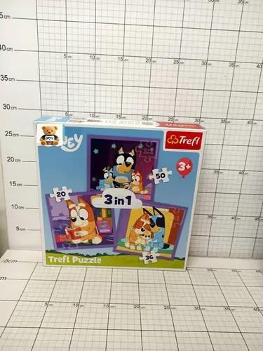 PUZZLE 3W1 POZNAJ BLUEY TREFL           5900511348958