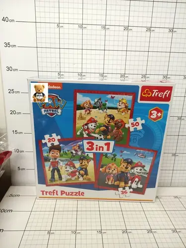 PUZZLE 3w1 WESOŁE PIESKI PAW PATROL     TREFL 5900511348675